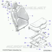 SITZ ASM., REAR, PREMIUM/DELUXE