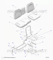 SITZ ASM. AND SLIDER