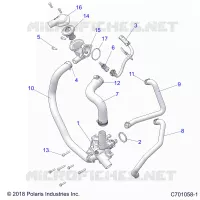 MOTOR, WATERPUMP AND BYPASS