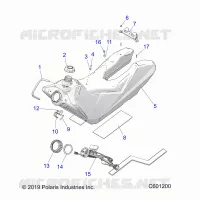 KRAFTSTOFFSYSTEM, FUEL TANK ASM.