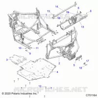 CHASSIS, MAIN FRAME AND SKID PLATES