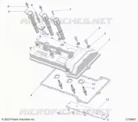 ENGINE, VENTILDECKEL &amp; SPARK PLUGS