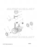 ENGINE, PISTON   KURBELWELLE