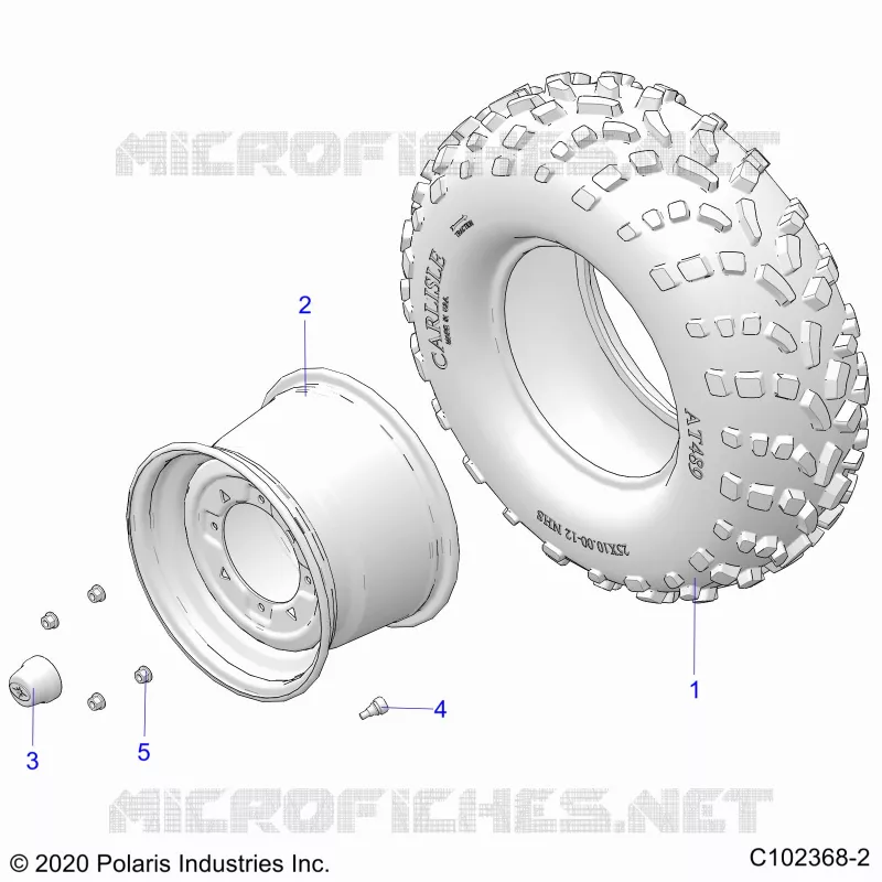 RADS, REAR TIRE