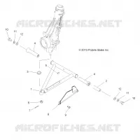 SUSPENSION, A-ARM and STREBE MOUNTING