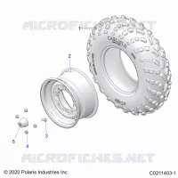 RADS, FRONT TIRE