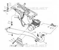 AUSPUFF ASSEMBLY TRAIL BLAZER W957221 (4930363036A010)
