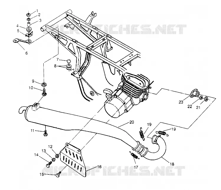 AUSPUFF ASSEMBLY TRAIL BLAZER W957221 (4930363036A010)
