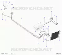 KLIMAANLAGE CONDENSER AND HOSE ROUTINGS