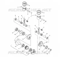 KOLBEN   KURBELWELLE 440 XCR / 0931760 (4923022302032A)