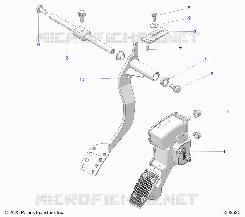 KONTROLLEN, FOOT KONTROLLEN AUTO- T24AAPHD (500252C)