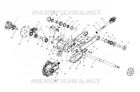SWING ARM/HINTER GETRIEBEGEHÄUSE MOUNTING