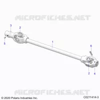 ANTRIEB, FRONT PROP SHAFT