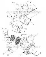 Gebläsegehäuse   RÜCKZUG ANLASSER WIDETRAK GT 0952061 and  EUROPEAN (4928962896C012)