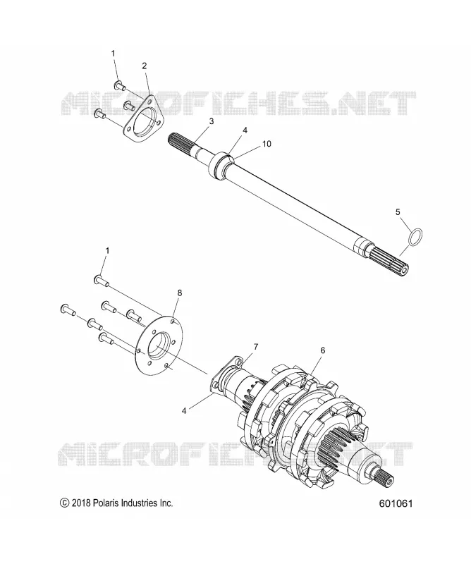 ANTRIEB, JACKSHAFT AND DRIVESHAFT