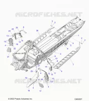 CHASSIS, CLUTCH GUARD,  FOOTRESTS, AND RUNNING BOARDS