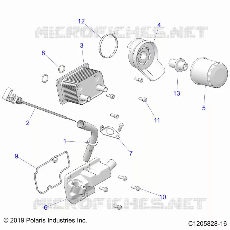 ENGINE, DIPSTICK & OIL FILTER