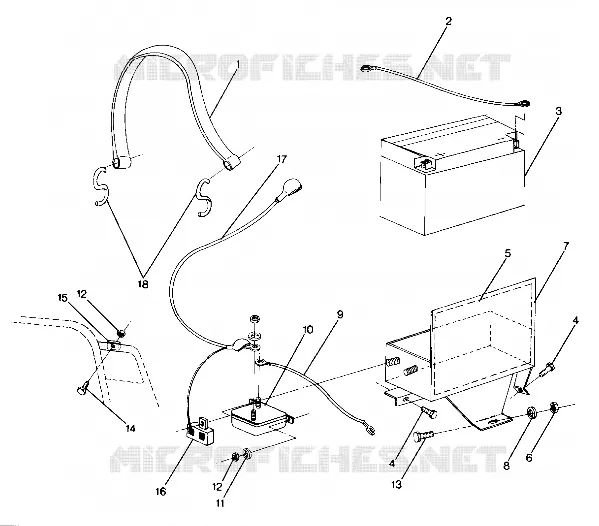 ELECTRIC START COMPONENTS Trail  ES and Deluxe (4916831683021A)