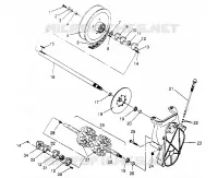 ANTRIEB ASSEMBLY 600 XCR 0951676 (4929132913B010)