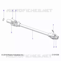 DRIVE TRAIN, FRONT KARDANWELLE