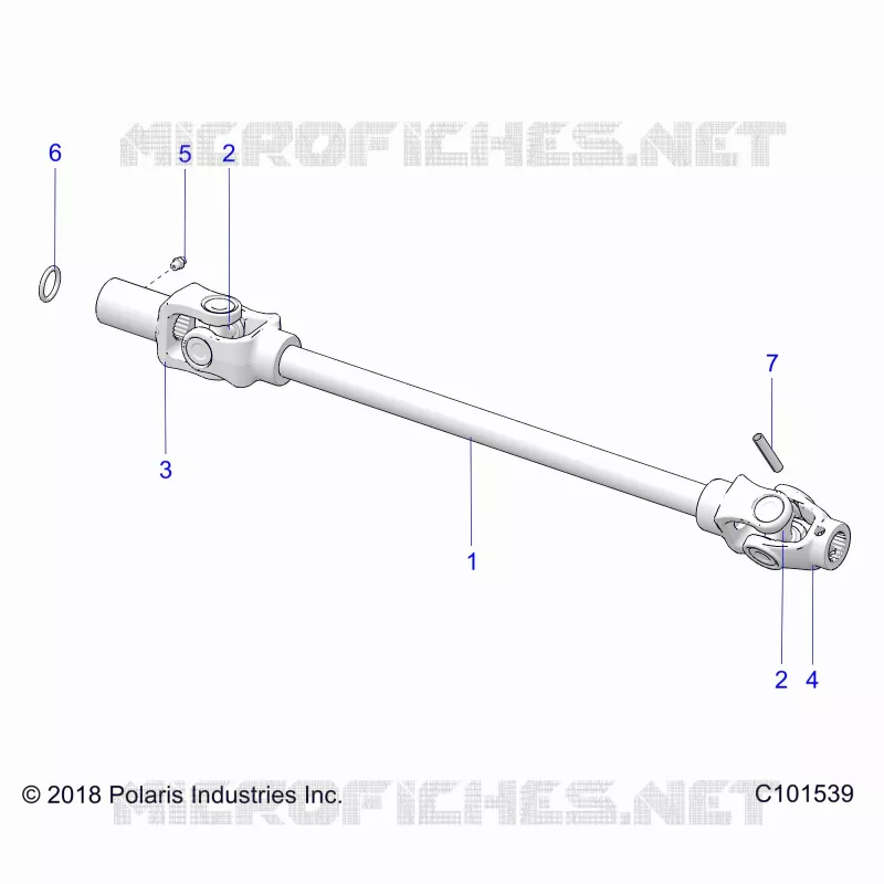 DRIVE TRAIN, FRONT KARDANWELLE
