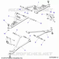 FRONT SUSPENSION CONTROL ARMS