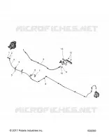 HINTERBREMSE BRAKE LINE AND PARK BRAKE