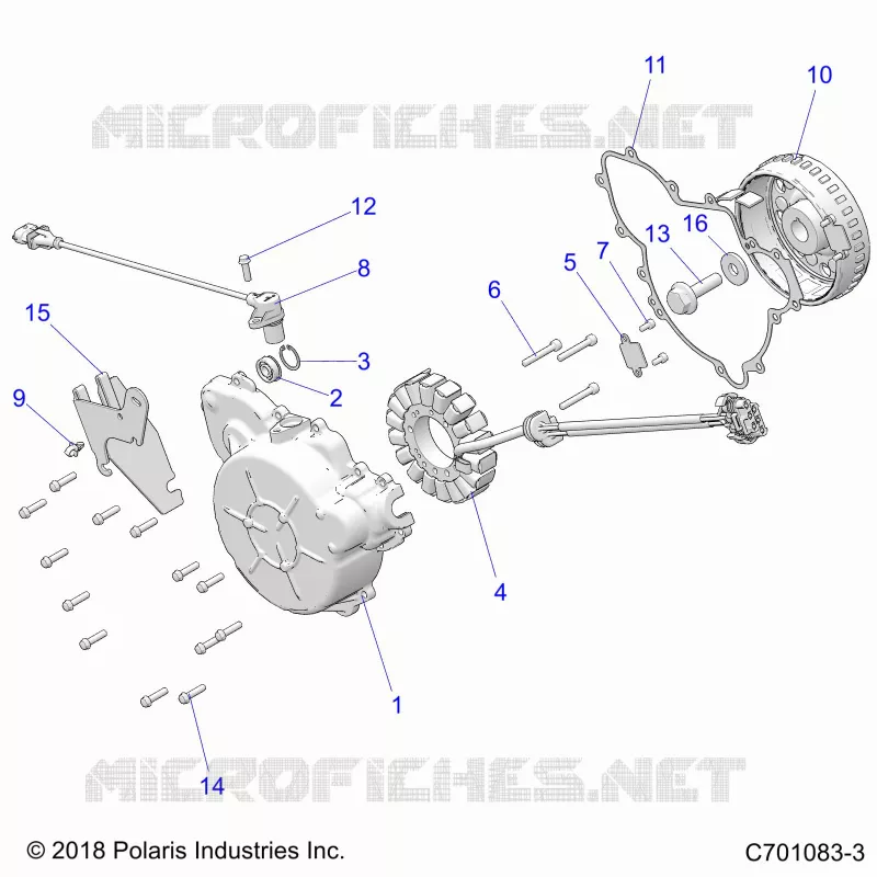 MOTOR, STATOR AND COVER