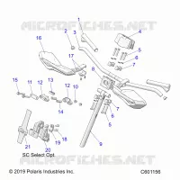 UPPER LENKEN &amp; HANDLEBAR ASM.
