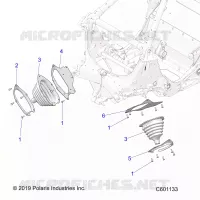 CHASSIS, TIE ROD BOOT ASM.