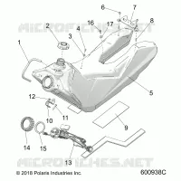 KRAFTSTOFFSYSTEM, FUEL TANK ASM.