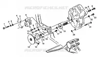 GETRIEBEGEHÄUSE/BREMSE AND KETTEN ??COVER MOUNTING XPRESS 300 W98CA28C (4945364536C002)