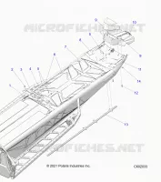 CHASSIS, REAR, MISC. COVERS AND SNOWFLAP