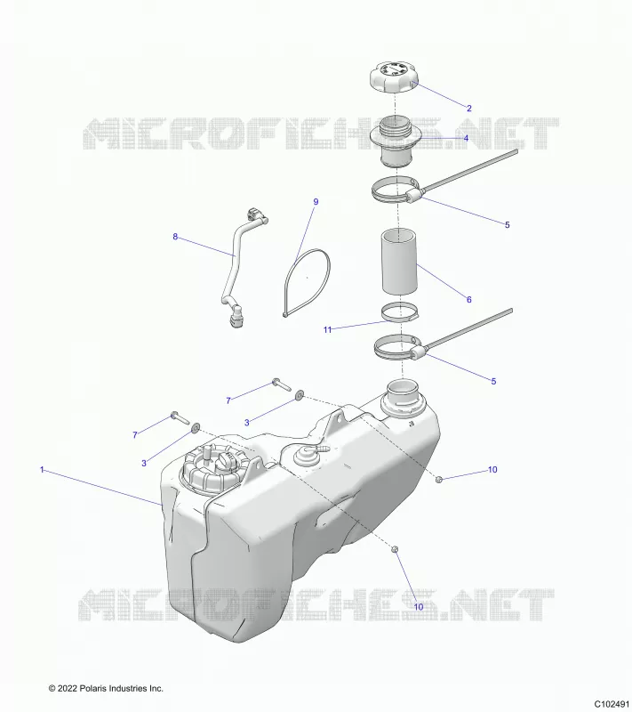 KRAFTSTOFFSYSTEM, FUEL TANK