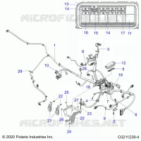 ELEKTRIC, MAIN WIRE HARNESS