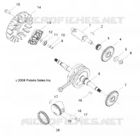 MOTOR, KURBELWELLE AND KOLBEN