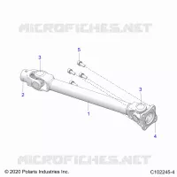 ANTRIEB, REAR PROP SHAFT