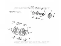 MOTOR, KURBELWELLE AND BALANCE SHAFT
