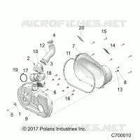 DRIVE TRAIN, CLUTCH COVER AND DUCTING