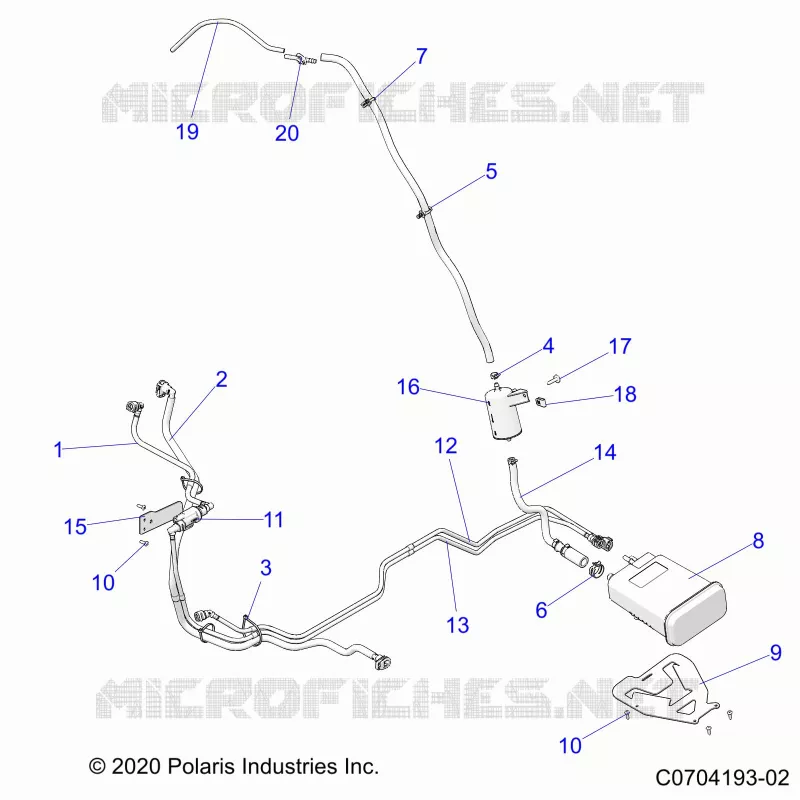 KRAFTSTOFFSYSTEMS, LINES, EVAP