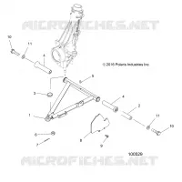 SUSPENSION, A-ARM AND STREBE MOUNTING