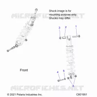 SUSPENSION, SHOCK MOUNTING, IFS
