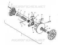 Antriebskupplung 600 XCR 0961676 and EUROPEAN 600 XCR E961676 (4932123212B013)