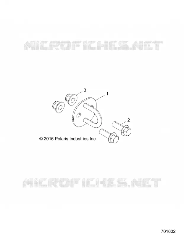 CHASSIS, TOW HOOK