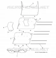 BODENBLECH, PLASTIC W/NINE 8V BATTERIE OPTION