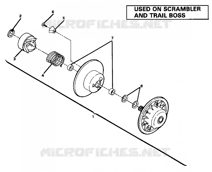 ANGETRIEBENE KUPPLUNGS ASSEMBLY. (4911991199036A)
