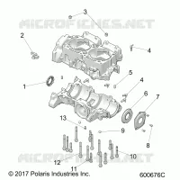 ENGINE, CRANKCASE