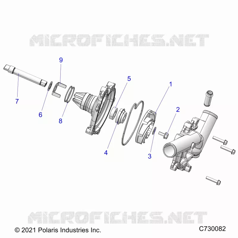 MOTOR, WATERPUMP ASSEMBLY