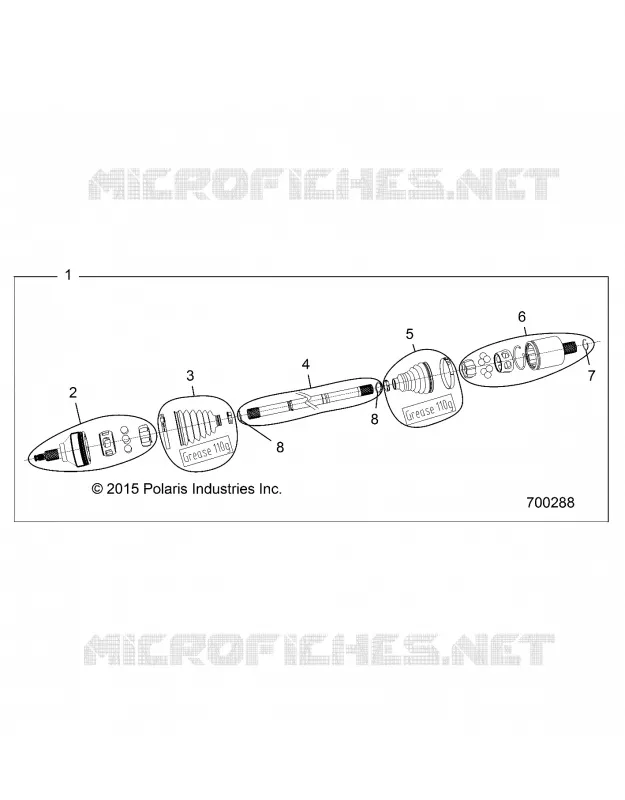ANTRIEB, REAR HALF SHAFT