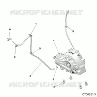 DRIVE TRAIN, FRONT GEARCASE MOUNTING